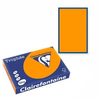 Clairefontaine Multifunctioneel Papier A4, 120 g/m², Oranje (pak 250 vel)