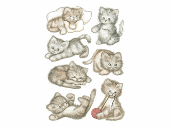 ETIKET HERMA 3477 POES artikel afbeelding