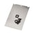Klembord van aluminium voor montage op wagens, voor A4 l x b = 350x240 mm