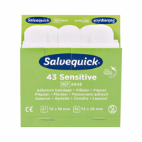 Navulling voor SALVEQUICK 6 VE pleisterstrips, vlies, elk 43 stuks VE à 6 stuks
