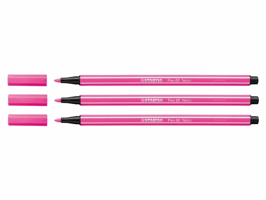 VILTSTIFT STABILO 68/056 NEON ROZE  artikel afbeelding