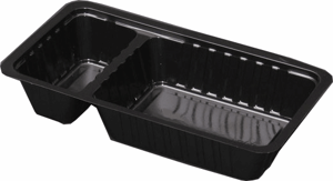 A-Bakje Type A7+1 170x95x33 PS Zwart inhoud 230CC. Sausinhoud 80CC. Doosinhoud 1000 St.