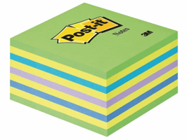 Notitieblok Postit 76x76 neonkleuren/450