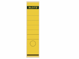 Leitz Rugetiketten, lang zelfklevend Rugbreedte 80 mm, 285 x 61 mm, geel (pak 10 stuks)