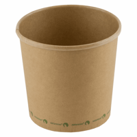 Kraft/PLA soepbeker 26oz/750ml/117mmØx110mm