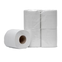 Toiletpapier Euro, recycled, wit - 2 laags