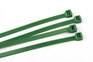 Tyraps 200 mm x 4,8 mm, groen
