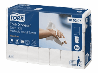 Papieren handdoekjes Tork 2-laags Multifold TORK 100297 artikel afbeelding