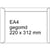 Envelop 220x312mm gom wit/ds250