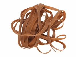 Elastiek Standard Rubber Bands 32 80x2.5mm 500gr 1000 stuks bruin