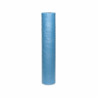 Topvellen, HDPE, 100x100cm, dikte 10 micron, 2000 vel per rol, blauw