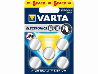 Knoopcel batterij Varta CR2032 artikel afbeelding