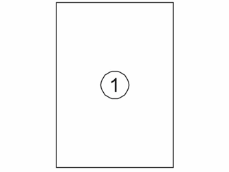 ETIKET QUANTORE 210X297MM 100ST  artikel afbeelding