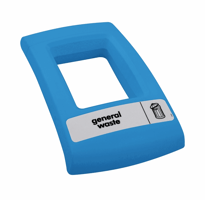 Open deksel Envirobin, kleur blauw, model VB 063871