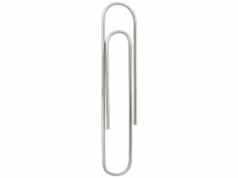 Paperclip SPLS 50mm vernikkeld/doos 100 artikel afbeelding