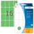 Etiket HERMA 2455 25x40mm groen 512 stuks