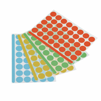 Markeernaalden, zelfklevend, VE = 4800 stuks, verschillende kleuren