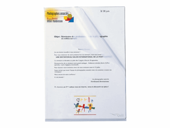 Staples Zichtmap L-Model, A4, Generfd PP, 80 micron, Transparant (pak 100 stuks) artikel afbeelding