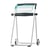 Rolhouder voor poetspapier vloerstandaard turquoise / wit - Tork 652000