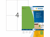 ETIKET HERMA 4399 MOVABLE 105X148MM A4 400ST GROEN artikel afbeelding