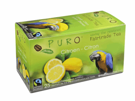 PURO Thee citroen, 2 gr, 6 x 25 envelop (doos 6 x 25 stuks)
