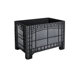 Grote bak inhoud = 535 l, 4 voeten zwart