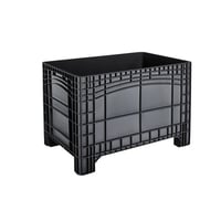 Grote bak inhoud = 535 l, 4 voeten zwart