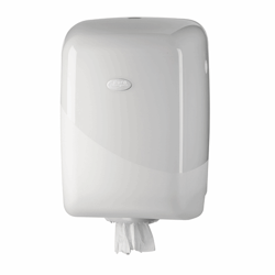 Euro Pearl WHITE midi dispenser centre feed - Euro 431104 artikel afbeelding