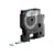 Labeltape Dymo LabelManager D1 polyester 12mm zwart op transparant