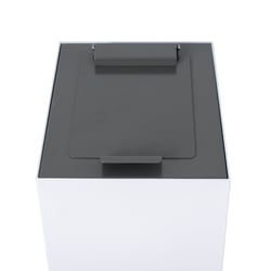 Top met klepdeksel voor modulaire afvalscheidingsunit