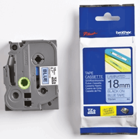 Labeltape Brother P-touch TZe-541 standaard 18mm zwart op blauw