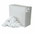 Poetslappen dunne witte tricot gesneden in 10 kg doos DWT artikel afbeelding