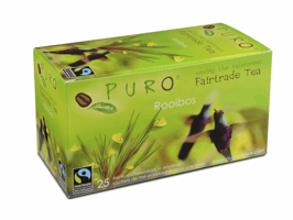 PURO Thee rooibos 1,5 gr, 6 x 25 envelop (doos 6 x 25 stuks)