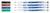 Viltstift Bic Velleda 1721 whiteboard rond fijn assorti set à 4 stuks