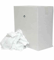 Poetslappen WLV witte lakens gesneden in 10 kg doos, 50 dozen per pallet artikel afbeelding