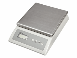 Pakketweger MAUL Count 10kg metalen plateau 17x17.5cm 220V + batterij grijs