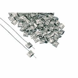 Zegels aluminium, VE = 2000 stuks 8,5x8,5 mm artikel afbeelding