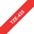 Labeltape Brother P-touch TZe-435 standaard 12mm wit op rood