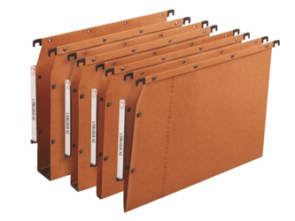 HANGMAP OBLIQUE AZV LAT FO U-BODEM 50MM ORANJE  artikel afbeelding