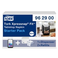 Dispenser startpakket Tork 962900 Xpressnap Fit zwart