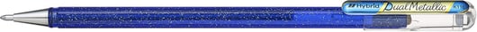 Gelpen Pentel Dual Metallic bl/goud/ds12