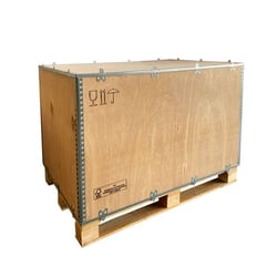 Opvouwbare houten kist met sleeplatten 2- en 4-wegs l x b x h = 1180x780x750 mm, vanaf 1 stuk