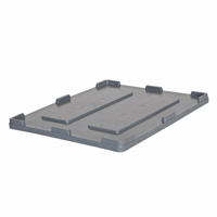 Deksel voor bak van 610 liter l x b = 1200x1000 mm