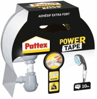 Plakband Pattex Power Tape 50mmx10m wit