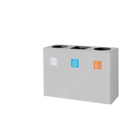 Verzamelstation voor recyclebare materialen inhoud 3x30 l met binnenemmers