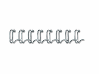 Fellowes Draadrug 34-rings 3: 1 8mm, zilver, doos 100, cap. 36-50 vel (doos 100 stuks) artikel afbeelding