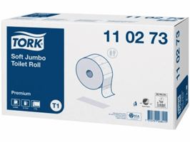 Toiletpapier Tork T1 Premium jumbo 2-laags 360m wit 110273
