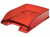 Leitz Brievenbak Plus 5226, rood transparant artikel afbeelding