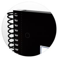 Notitieboek Oxford Classic Europeanbook A4+ 4-gaats ruit 5x5mm 80vel zwart