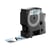 Dymo D1 labeltape 24mmx7m zwart op transparant 53710
